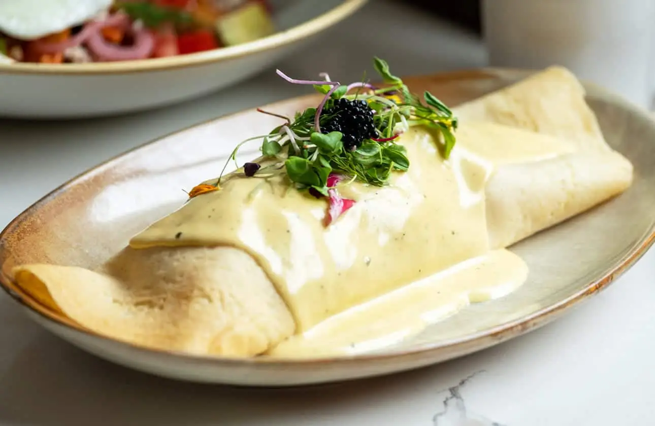 OEB Canadian Lobsters & Shrimp Crepe