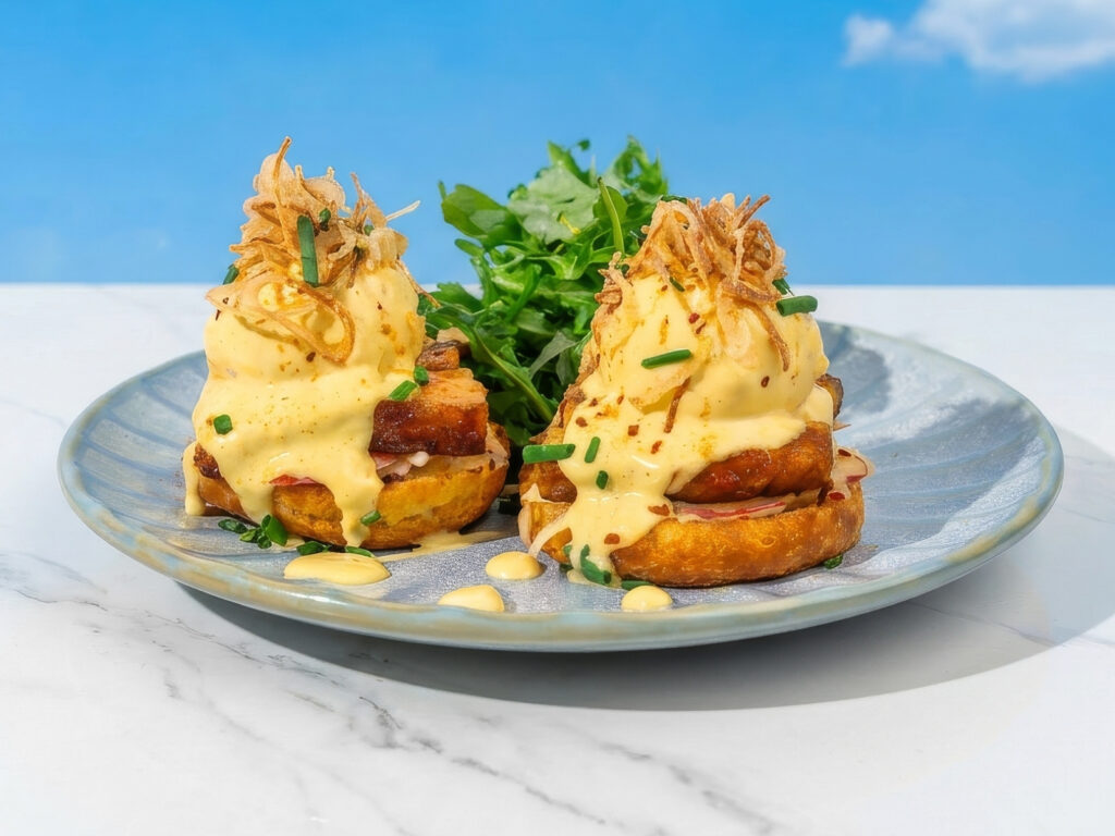 Maple Chili Pork Belly Benny