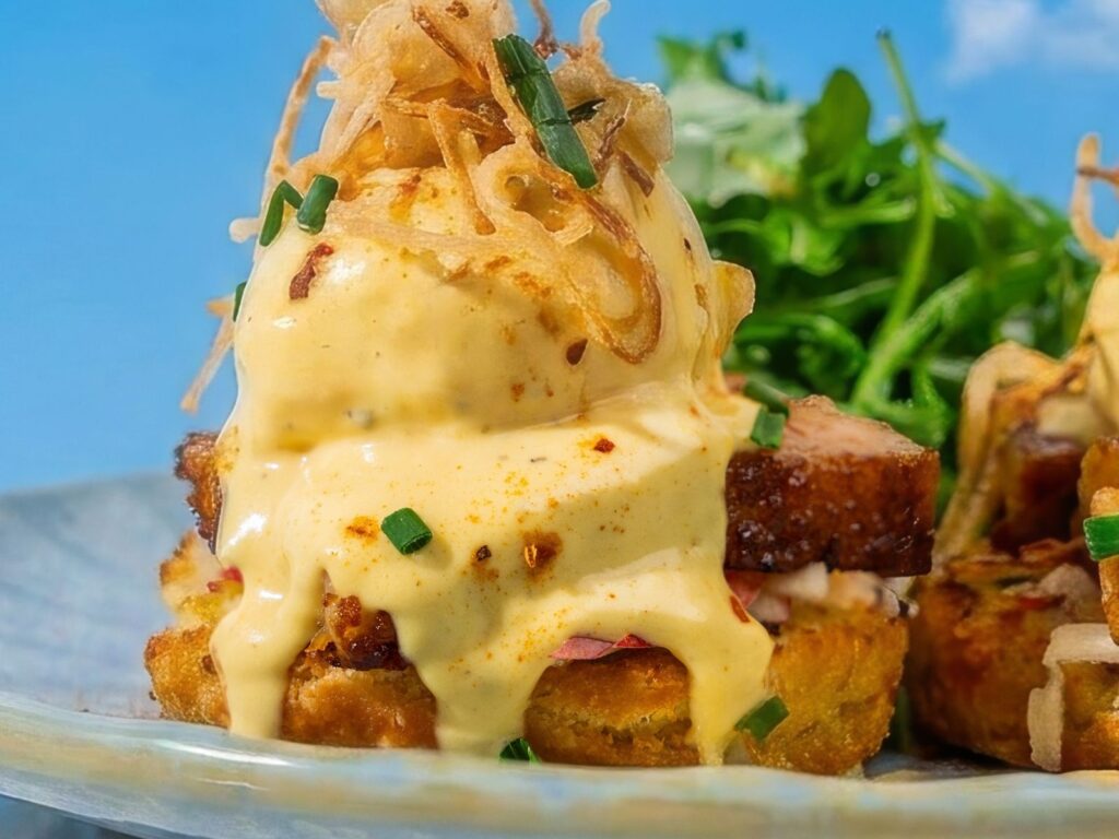 Maple Chili Pork Belly Benny