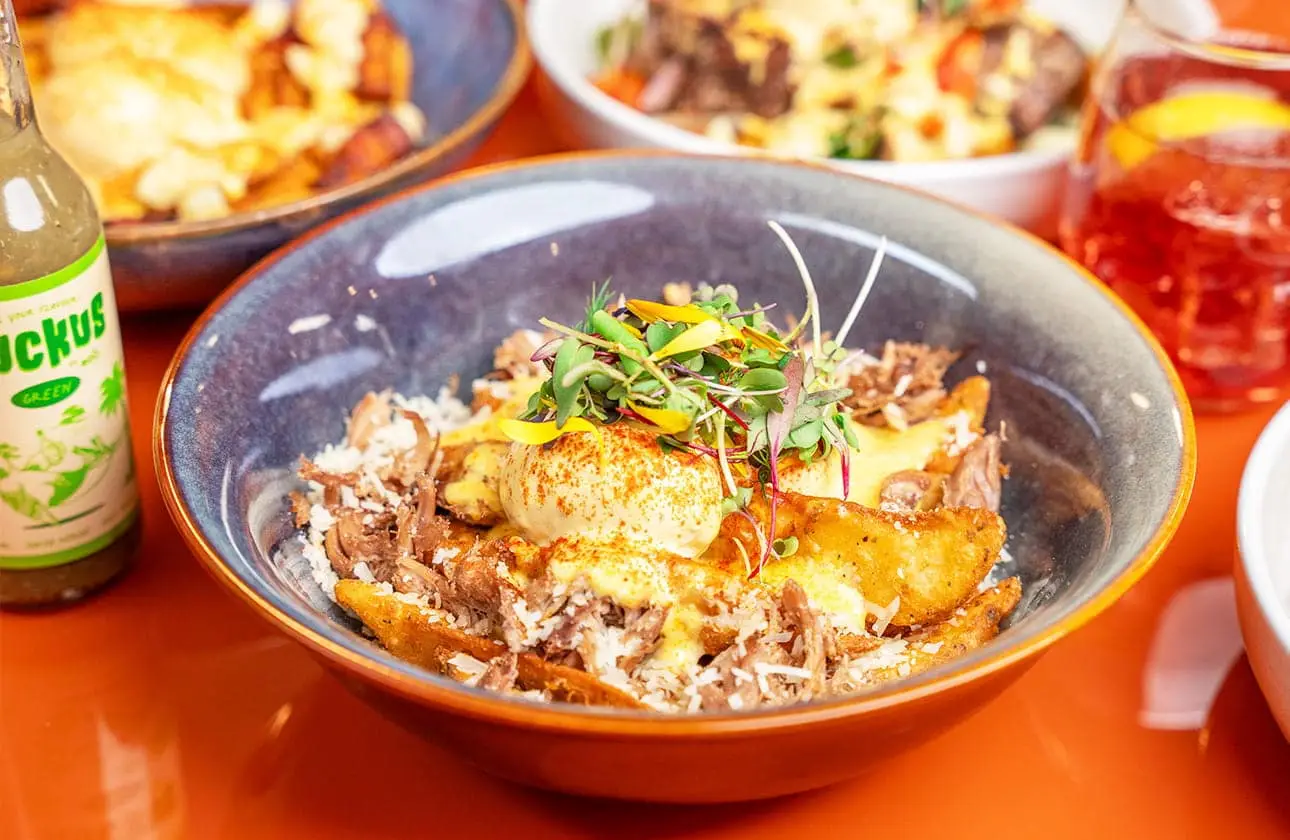 OEB Confit De Canard Breakfast Poutine