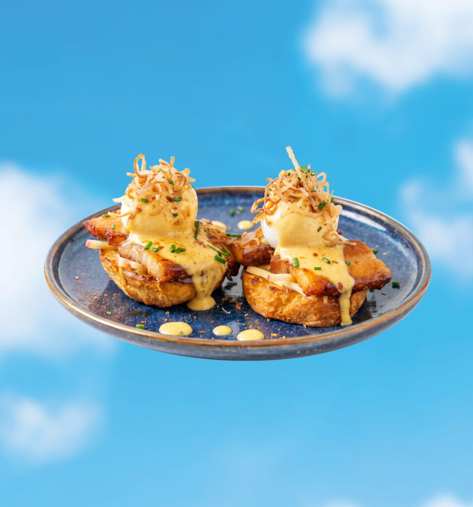 Maple Chili Pork Belly Benny